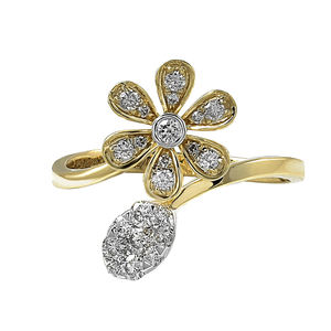 แหวนเงินแท้ 925 ชุบทองหรูหรา ประดับด้วยเพชรซิคอน สำหรับสุภาพสตรีและงานแต่งงาน ของขวัญจากผู้ผลิตเครื่องประดับ - Product Image 6