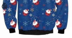 Sudadera navideña supercómoda para mujer, sudadera navideña de talla grande personalizable en 2 colores - Product Image 5