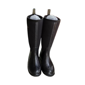 <strong>Men's</strong> Black Rubber Rain <strong>Boots</strong> Fashionable Winter <strong>Wellington</strong> Shoes Waterproof Non-Slip Warm Shoes with EVA Insole for Gardening - Product Image 4