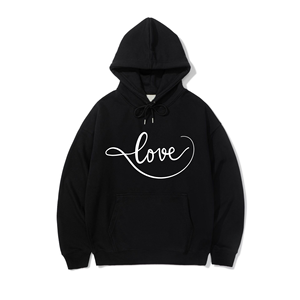 Haute qualité coton uni lourd noir surdimensionné unisexe personnalisé hommes grande taille hommes polaire pull à capuche sweats - Product Image 2