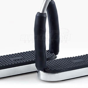 Nuevo modelo de estribos de acero inoxidable para montar a caballo correas competitivas con cueros convenientemente diseñados - Product Image 6