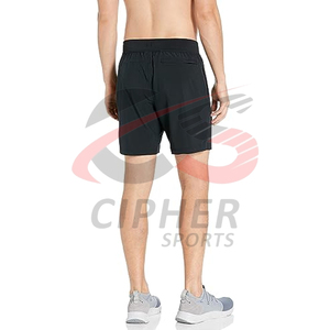 Pantalones cortos de gimnasio para hombre de alta calidad al por mayor con diseño de logotipo personalizado pantalones cortos de algodón atléticos negros informales pantalones cortos de gimnasio de cantidad lisa - Product Image 4