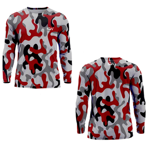 Camisa de Pesca Personalizada para Hombre, 100% Poliéster, Transpirable, de Secado Rápido, UPF 50, Impermeable, Manga Larga, Varios Colores, Venta al Por Mayor - Product Image 1