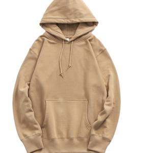 Hoodies amples polaire pour couples sweats doublés pull d'entraînement athlétique décontracté avec poche sweat à capuche vierge de haute qualité - Product Image 2
