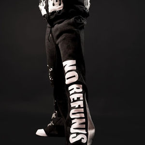 Ensemble de jogging léger 100% coton brodé de logo personnalisé pour hommes Survêtement en éponge française de haute qualité Pantalon de survêtement à capuche respirant - Product Image 4