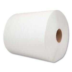 Boardwalk 6700W 8 pouces Rouleau de papier toilette jumbo X 700 Ft. 2 plis, enroulé rigide, 12 rouleaux/carton, blanc - Échantillon gratuit - Product Image 3