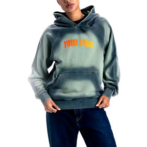 Sweat-shirts en coton 100% personnalisés, nouvelle conception, hiver, solide, délavé au soleil, délavé à l'acide, fabrication en gros pour hommes - Product Image 5