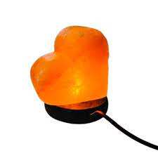 Mini lámpara de sal del Himalaya hecha a mano 2025, cuenco de cristal en forma de corazón, luz nocturna cálida tallada, decoración artística Natural para el hogar - Product Image 6