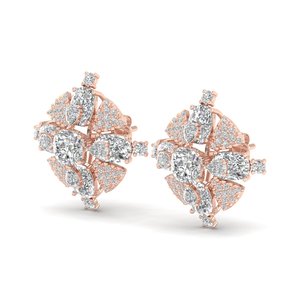 REYES 925 plata esterlina Moissanite Stud pendientes exquisito diseño delicado joyería fina para mujeres brillante regalo de aniversario - Product Image 3