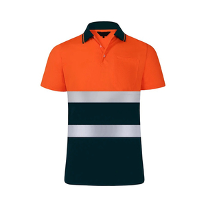 Camisa Polo Reflect al mejor precio de aspecto Premium 100% poliéster Hi Viz camisa de seguridad con cinta reflectante camisas Polo de seguridad en el trabajo - Product Image 1