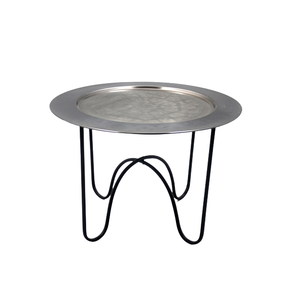 Unique <b>Decorative</b> Iron Round Side <b>Table</b> and Coffee <b>Table</b> Yellow Marble Finished for Home and Hotel <b>Decoration</b> - Product Image 4
