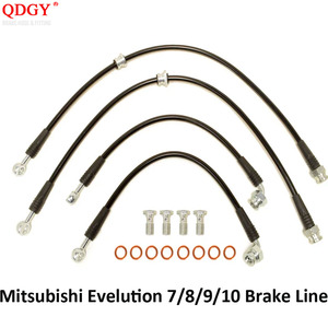 Kit de Tuyaux de Frein en Acier Inoxydable Tressé PTFE Haute Performance pour Mitsubishi Lancer Evolution 7 8 9 10 Voiture de Course Sportive - Product Image 2