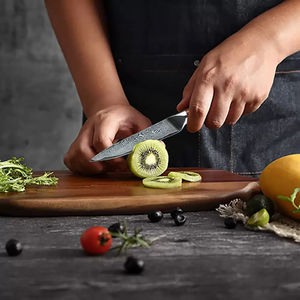 Juego de cuchillos de cocina japoneses de acero de Damasco de 67 capas con mango de madera y alta dureza - Product Image 6