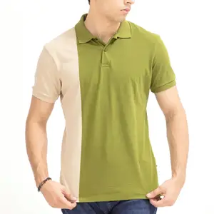 Персонализированная простая Удобная простая тонкая приталенная мужская рубашка-поло оптом OEM ODM Мужская рубашка-поло для продажи