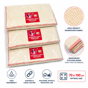 Rouleau de chiffon de nettoyage non tissé absorbant en fibre collée pour le lavage des sols, l'isolation des tuyaux, l'essuyage industriel et l'usage domestique - Product Image 4