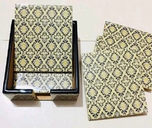 Posavasos de Madera MDF Modernos, Ecológicos, Hechos a Mano, con Diseño Personalizado y Estampado Esmaltado - Product Image 3