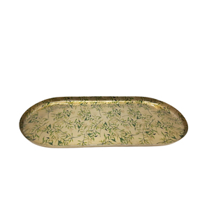 Bandeja Ovalada para servir hierro seguro para alimentos, bandejas de descongelación esmaltadas para boda y Decoración de mesa hecha a mano - Product Image 5