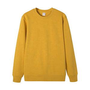 Style personnalisé hommes 100% coton sweat nouveau Design à capuche col rond solide motif brodé décontracté hiver sweat-shirt en vente - Product Image 5