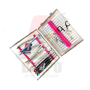 Kit de instrumentos de ortodoncia dental de configuración estándar de unión con casete de acero quirúrgico manual - Product Image 4