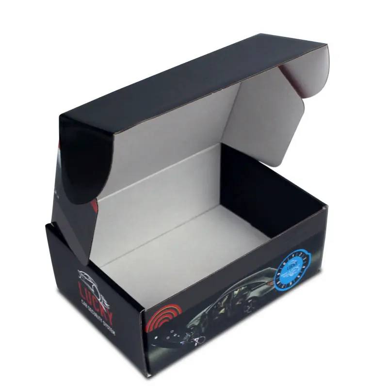 Custom Brake Pads Auto Parts Packaging Carton Corrugated White Kraft Shipping Mailing Box