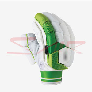 Nuevo 2024 Guantes de bateo de cricket de la mejor calidad Guantes de seguridad de dedo hechos de cuero Guantes de cricket cómodos Guantes de bateo - Product Image 2