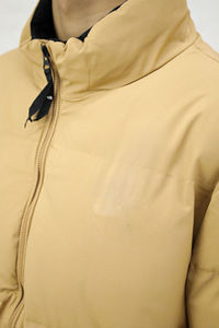 Veste matelassée oversize unisexe de qualité supérieure, fermeture éclair, hiver, personnalisée, matelassée, imperméable, respirante, à capuche, devant - Product Image 3