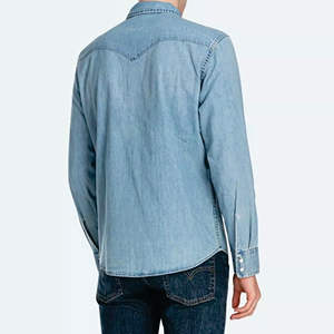 Haute qualité 2023 chemises décontractées pour hommes 100% coton respirant chemises à manches longues pour hommes accepter OEM - Product Image 5