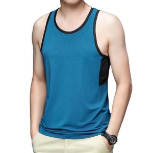 Chaleco deportivo de estilo callejero, camiseta sin mangas, ropa de hombre de talla grande, camisetas sin mangas de entrenamiento de compresión, ropa de verano transpirable - Product Image 1