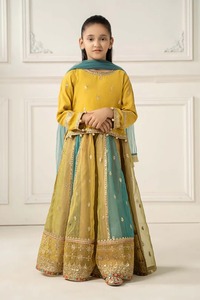 Elegante Vestido Formal Pakistaní para Niños con Camisa Bordada y Pantalones Tulipán para Fiestas de Cumpleaños y Eid - Alta Calidad - Product Image 2