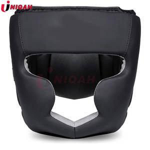 Protector de casco MMA de cuero profesional de la mejor calidad, protector de casco de Kick Boxing para artes marciales, taekwondo, karate, boxeo OEM - Product Image 2