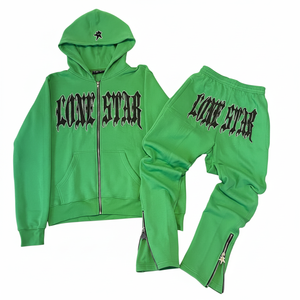 Sweat-shirt et pantalon de survêtement imprimés sur mesure, ensemble de survêtement imprimé assorti pour hommes et femmes, mélange de coton doux, sweat à capuche, OEM/ODM disponible - Product Image 3