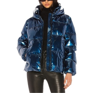 Chaqueta acolchada de gran tamaño para mujer, novedad de 2025, logotipo personalizado de alta calidad, venta al por mayor, grosor fino OEM para la temporada de invierno - Product Image 6