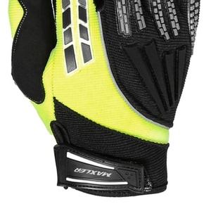 Nouveaux gants de moto en fibre de carbone pour homme, courts, imprimés blanc et noir, en cuir et maille, pour l'hiver, personnalisables avec le nom de l'équipe - Product Image 5