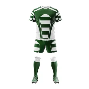 Diseña tu ropa de equipo personalizada Impresión personalizada Uniforme de rugby Precio al por mayor Uniforme de rugby de secado rápido - Product Image 1