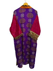 Imprimé floral Kimono Robe Wrap Robe Indienne Tunique Sari Robe Robe De Mariée Robe De Maternité Robe Cadeau Robe Plage Fête Porter, - Product Image 5