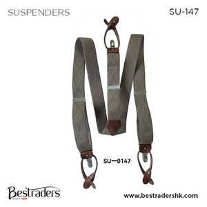 Meilleur fournisseur de sangles élastiques en polyester de haute qualité et élégantes pour les vêtements décontractés et formels Bretelles 2 en 1 pour hommes en solde - Product Image 2