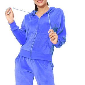 Sportswear High Quality Fashion <b>Women</b> Velour Tracksuit Activewear Running Wear Tracksuit <b>For</b> <b>Women</b> - Product Image 6