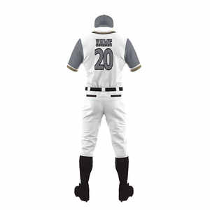 Nuevo modelo de uniforme de béisbol ligero transpirable de secado rápido para hombres/uniforme de béisbol de poliéster 100% para jóvenes - Product Image 1