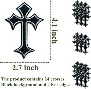 Parche bordado de chenilla, parches de hierro con letras para ropa, tela de sarga, uso a la moda, parches bordados de chenilla - Product Image 2