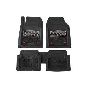 Alfombrilla Auto Fiat Linea After 2007 Compatible Universal Deep Pool Chrome Carbon - Product Image 1