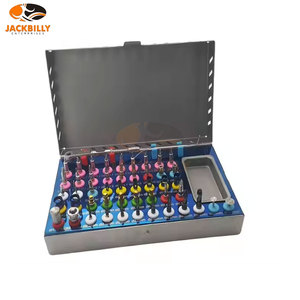 Ensemble d'instruments chirurgicaux dentaires universels manuels en acier inoxydable de haute qualité pour implants dentaires, fraises d'osseointégration CE - Product Image 3