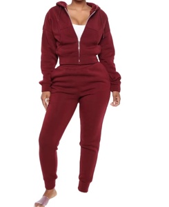 Conjunto Deportivo de Dos Piezas para Mujer 2026, Chaqueta Cortavientos con Media Cremallera y Pantalones, Estilo Informal - Product Image 1