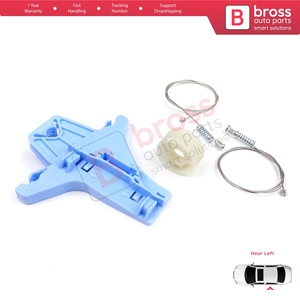 BWR5346 Power Window Regulator Repair Set Rear Left for Jetta MK6 A6 IV 2010-2018 5C6 1B 162 163 AV2 AV3 5C6839461 - Product Image 6