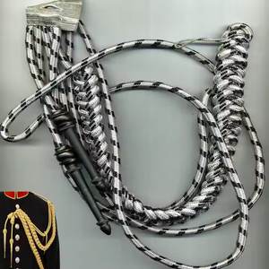 Original Officer's Aiguillette Russian Uniform Accessory with Coated Metallic <b>Cord</b> for Garments - Product Image 2