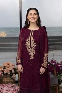 Último Diseño, Ligero, de Secado Rápido, Transpirable, Traje de Fiesta de 3 Piezas para Mujer, Estilo Pakistaní, Salwar Kameez de Chifón, Alta Calidad - Product Image 2
