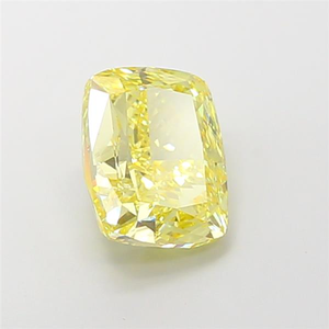 IGI Certified Yellow CVD Lab Grown Diamonds <b>Cushion</b> <b>Emerald</b> Heart Shapes for Wholesale Fine Jewelry Manufacturing - Product Image 2