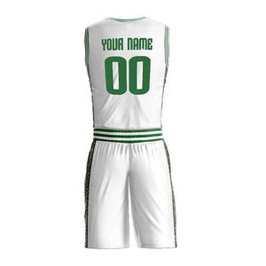 2025 vente en gros uniformes de basket-ball respirant noir maillot réversible vêtements de sport avec Sublimation grande taille imprimé Technique - Product Image 3