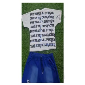 Camiseta informal para mujer, conjunto cuadrado y corto, camiseta de manga corta, conjuntos gemelos para mujer, conjuntos de pantalones cortos personalizados transpirables, logotipo personalizado 2024 - Product Image 1