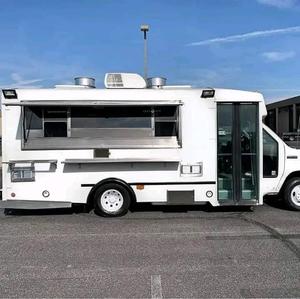 รถเทรลเลอร์ขายอาหารข้างถนนแบบเคลื่อนที่ได้รถขายไอศครีมสแตนเลสแบบเคลื่อนที่ได้มีห้องครัวเต็มรูปแบบ - Product Image 1