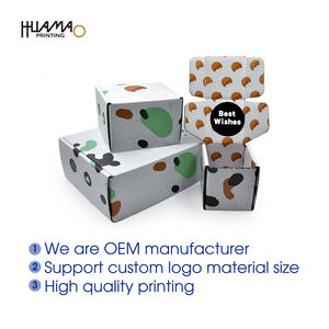 Cajas de Cartón Corrugado Impresas en 4C Personalizadas de Huamao, Caja de Envío Ecológica de Material Reciclado para Empaque de Galletas - Product Image 2